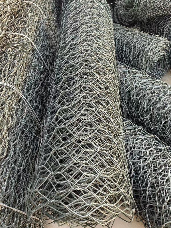 Galvanized gabion mesh rolls ready for export